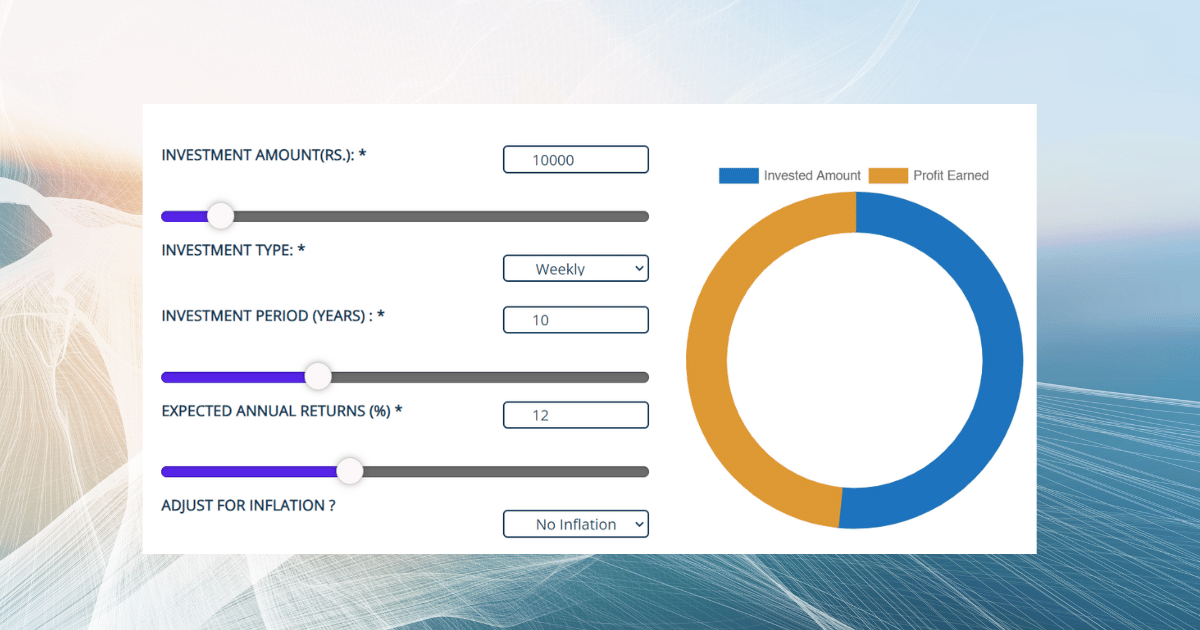 SIP Calculator: Click here for Investment Calculations